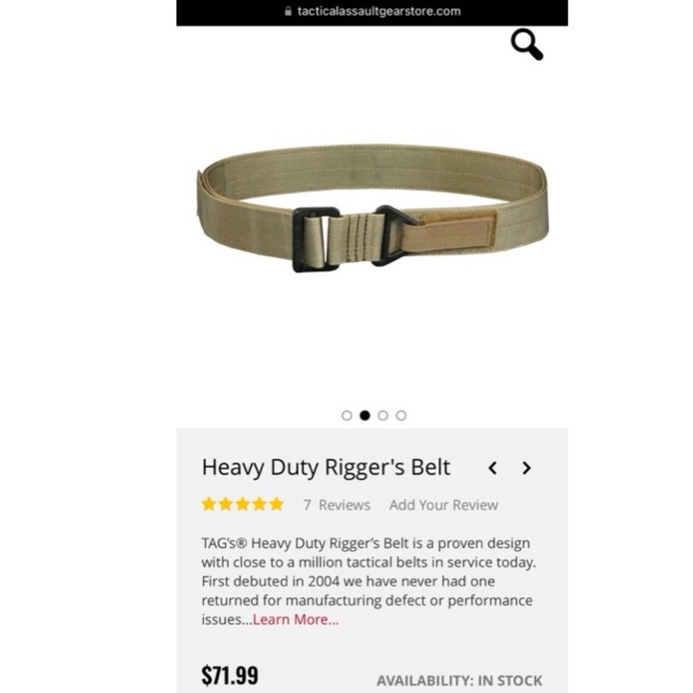 Tactical Assault Gear Belt